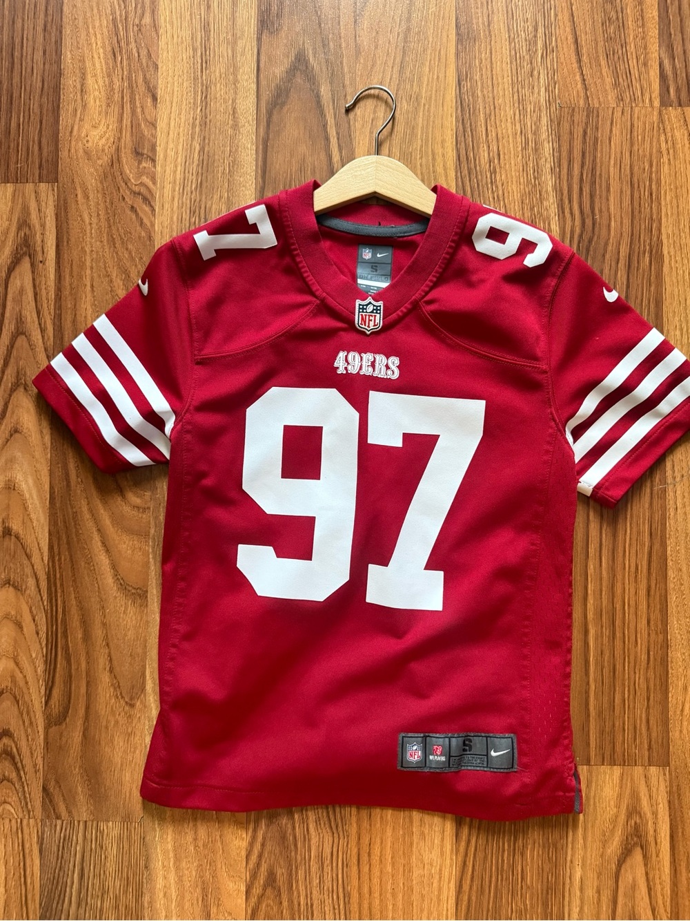 Nike Kids Red San Francisco 49ers #97 Football Jersey